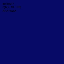 #070A67 - Arapawa Color Image