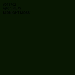 #071702 - Midnight Moss Color Image