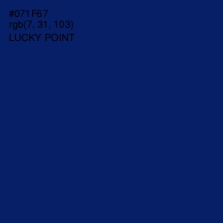 #071F67 - Lucky Point Color Image