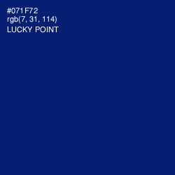 #071F72 - Lucky Point Color Image