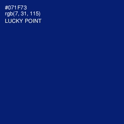 #071F73 - Lucky Point Color Image