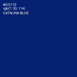 #072172 - Catalina Blue Color Image