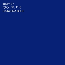 #072177 - Catalina Blue Color Image