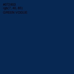 #072853 - Green Vogue Color Image