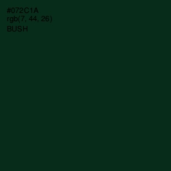 #072C1A - Bush Color Image