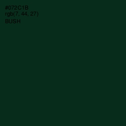 #072C1B - Bush Color Image