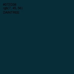 #072D38 - Daintree Color Image