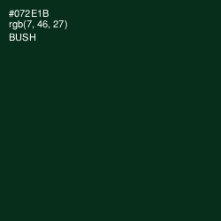 #072E1B - Bush Color Image