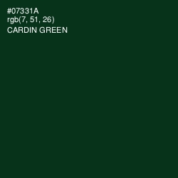 #07331A - Cardin Green Color Image