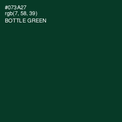 #073A27 - Bottle Green Color Image