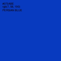 #073ABE - Persian Blue Color Image