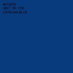 #073B7E - Catalina Blue Color Image