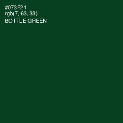 #073F21 - Bottle Green Color Image