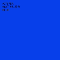 #073FEA - Blue Color Image