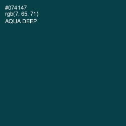 #074147 - Aqua Deep Color Image