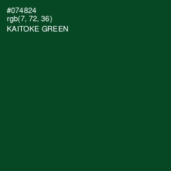 #074824 - Kaitoke Green Color Image