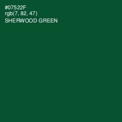 #07522F - Sherwood Green Color Image