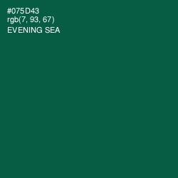 #075D43 - Evening Sea Color Image