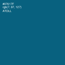 #07617F - Atoll Color Image