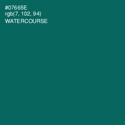 #07665E - Watercourse Color Image