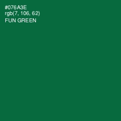 #076A3E - Fun Green Color Image