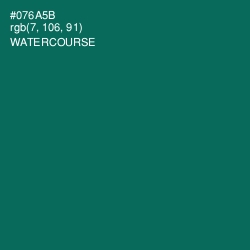 #076A5B - Watercourse Color Image