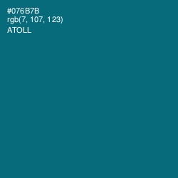 #076B7B - Atoll Color Image