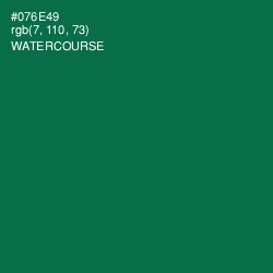 #076E49 - Watercourse Color Image