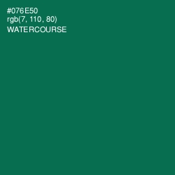 #076E50 - Watercourse Color Image