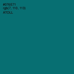 #076E71 - Atoll Color Image