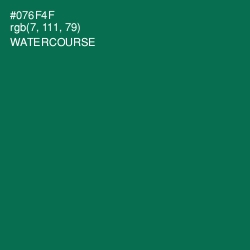 #076F4F - Watercourse Color Image