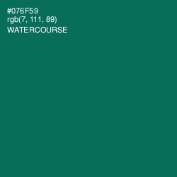 #076F59 - Watercourse Color Image