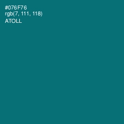 #076F76 - Atoll Color Image