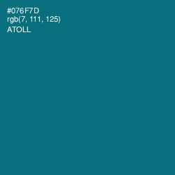 #076F7D - Atoll Color Image