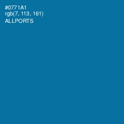 #0771A1 - Allports Color Image