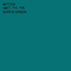 #077276 - Surfie Green Color Image