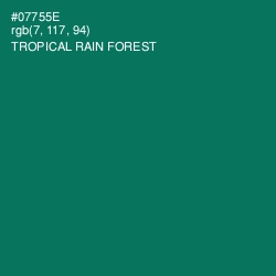 #07755E - Tropical Rain Forest Color Image