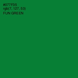 #077F35 - Fun Green Color Image