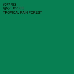 #077F53 - Tropical Rain Forest Color Image