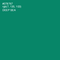 #078767 - Deep Sea Color Image