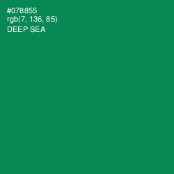#078855 - Deep Sea Color Image