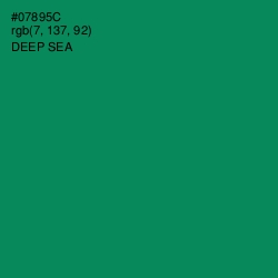 #07895C - Deep Sea Color Image