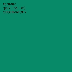 #078A67 - Observatory Color Image