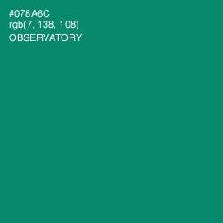 #078A6C - Observatory Color Image