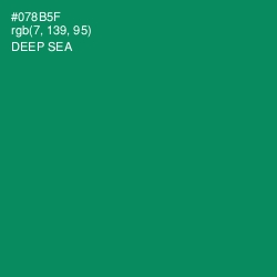 #078B5F - Deep Sea Color Image