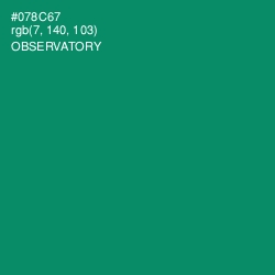 #078C67 - Observatory Color Image