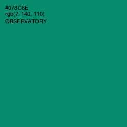 #078C6E - Observatory Color Image