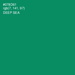 #078D61 - Deep Sea Color Image