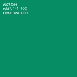 #078D64 - Observatory Color Image