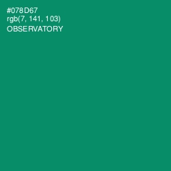 #078D67 - Observatory Color Image